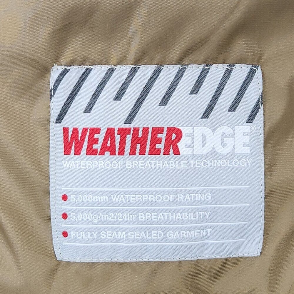 Eddie Bauer Jacket Mens Small Green Sport Shop Weather Edge Hooded Field Utility - Picture 13 of 16